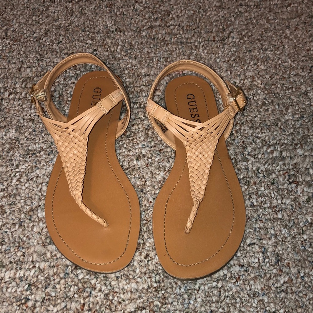 Tan Guess Sandals